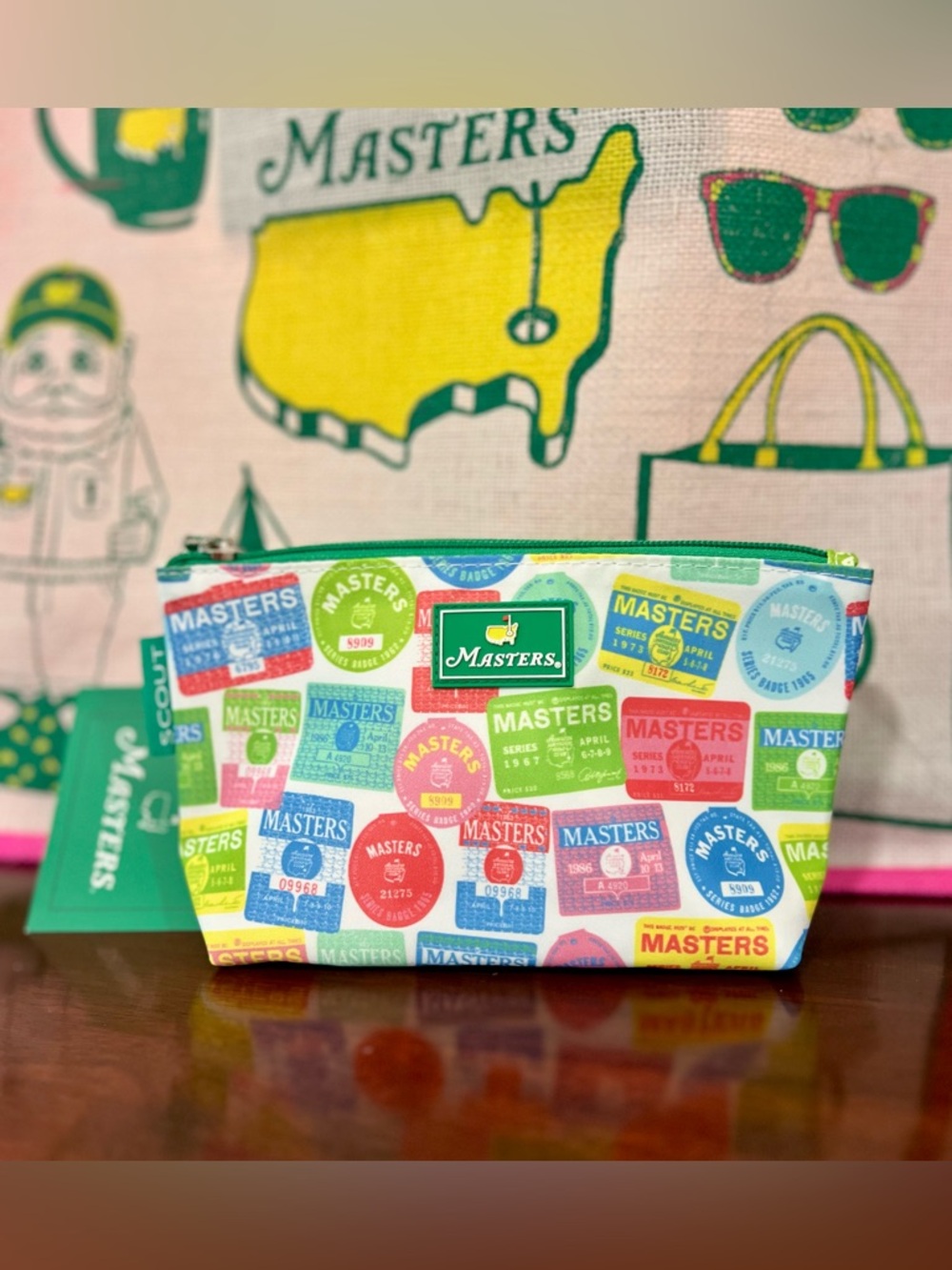 2026 Masters Scout Zip Pouch Badges Augusta National Golf NEW